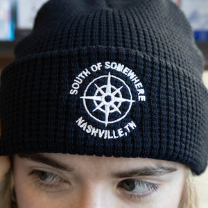 South of Somewhere Waffle Knit Beanie